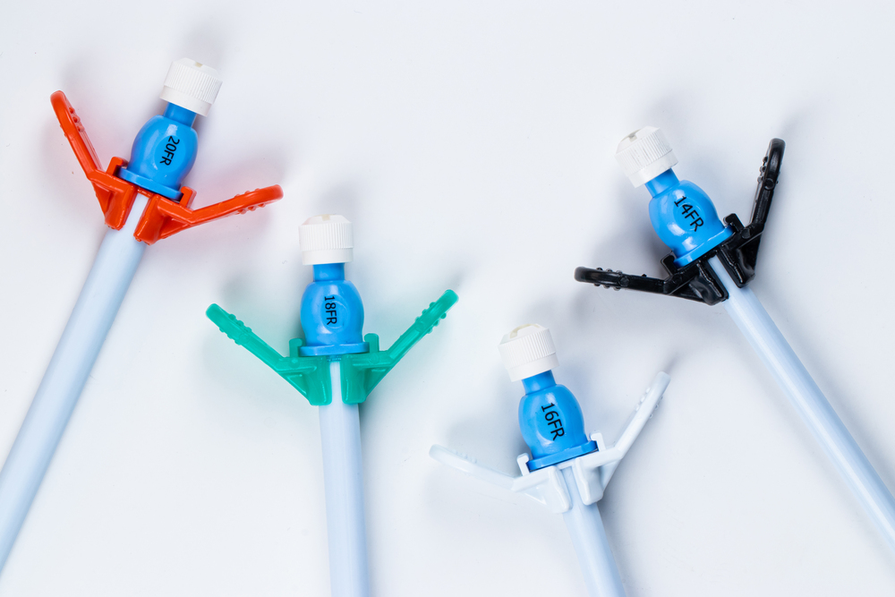 Suprapubic grip lock cannula 