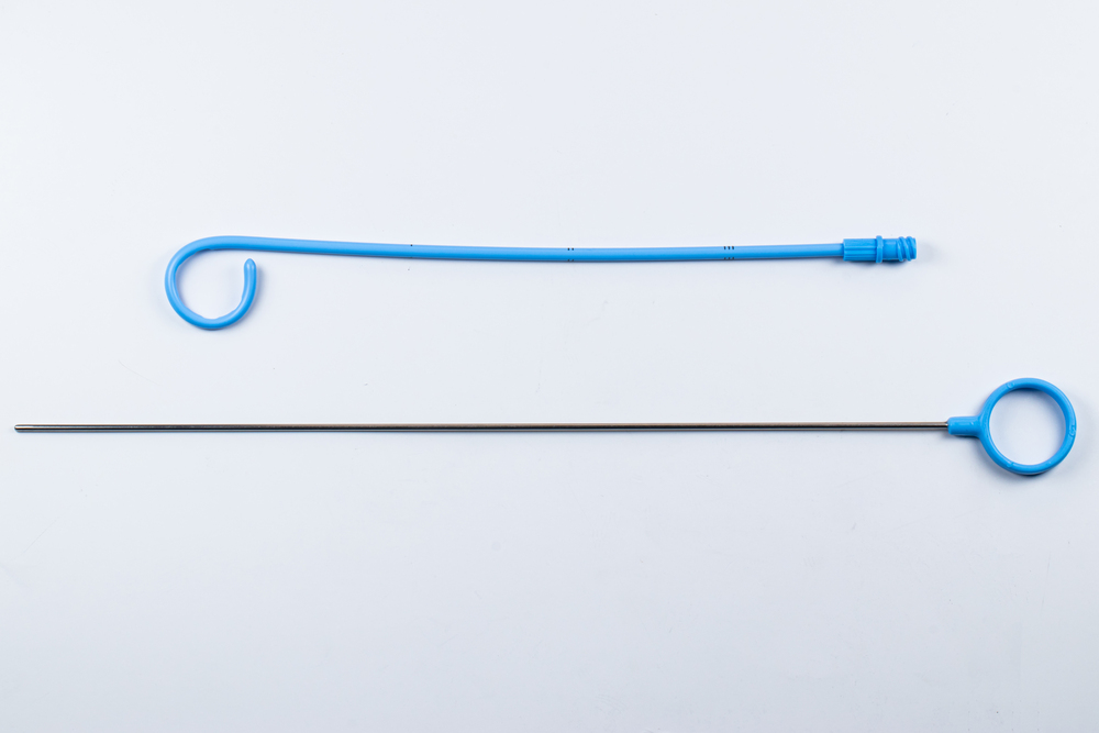 Suprapubic TPU J catheter