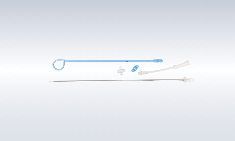 Nephrostomy catheter onestep kit